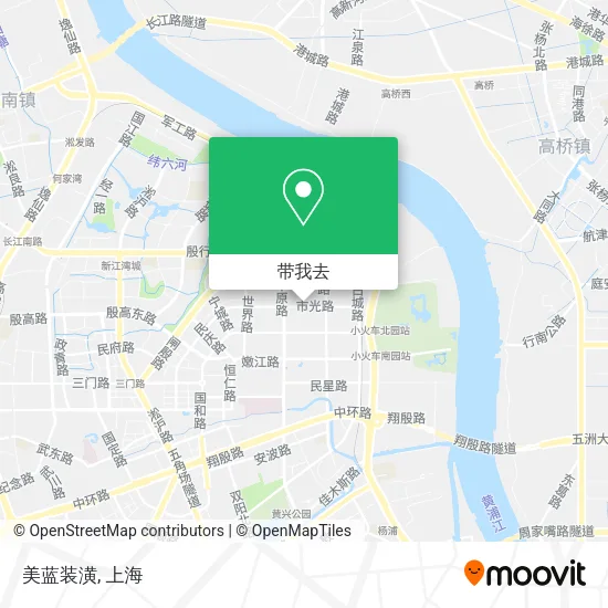 美蓝装潢地图
