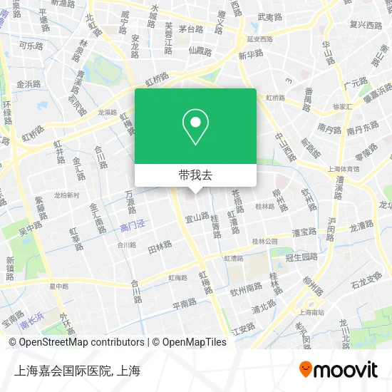 上海嘉会国际医院地图
