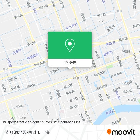 皆顺添地园-西2门地图