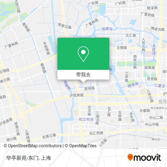 华亭新苑-东门地图