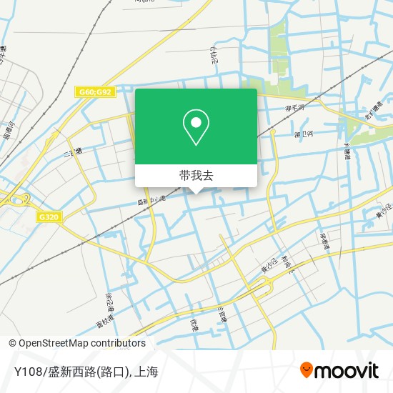 Y108/盛新西路(路口)地图