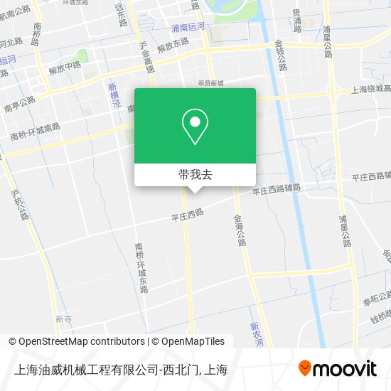 上海油威机械工程有限公司-西北门地图