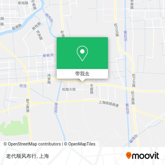 老代顺风布行地图