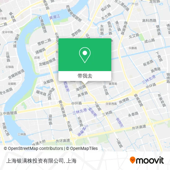 上海银满株投资有限公司地图