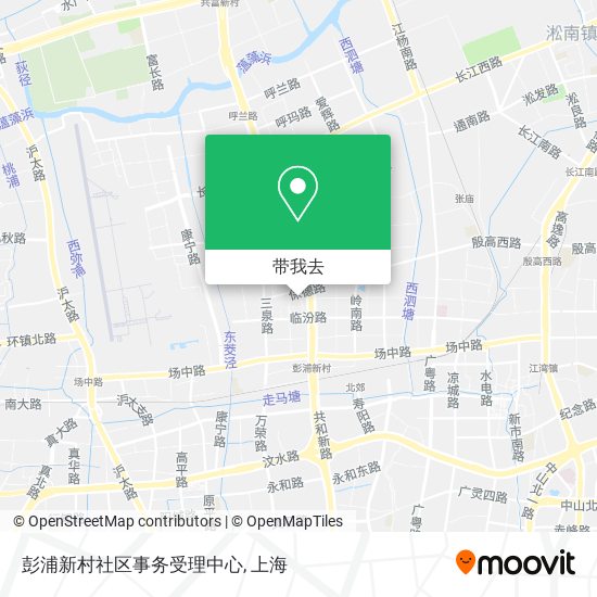 彭浦新村社区事务受理中心地图