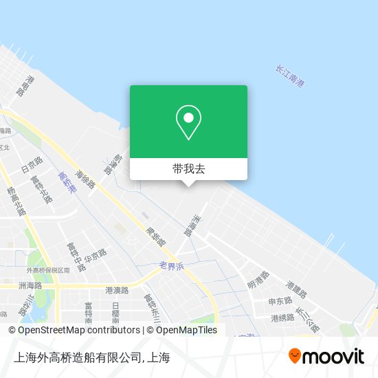 上海外高桥造船有限公司地图