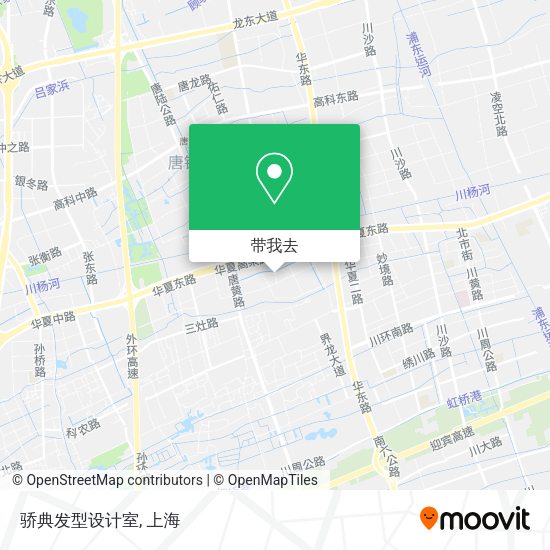 骄典发型设计室地图