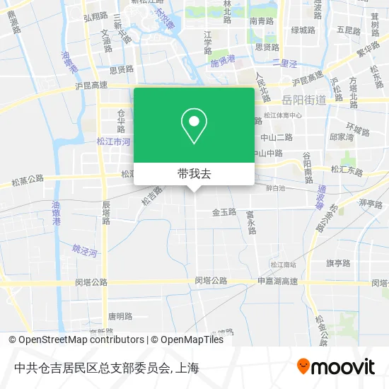 中共仓吉居民区总支部委员会地图
