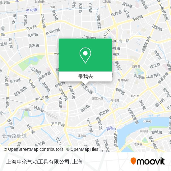 上海申余气动工具有限公司地图