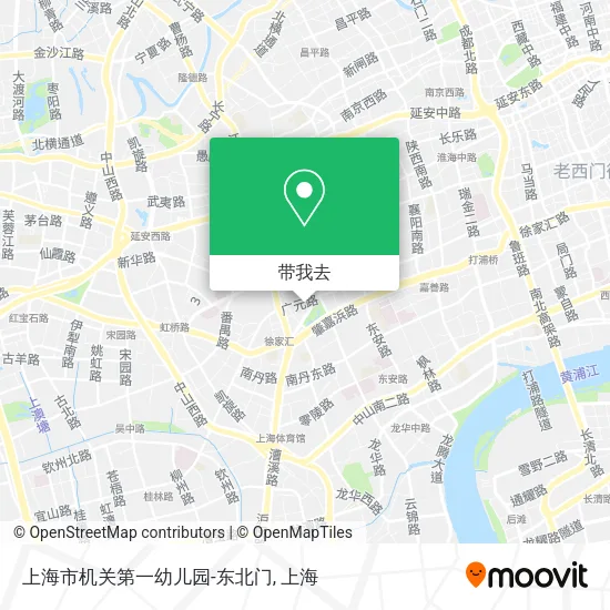 上海市机关第一幼儿园-东北门地图