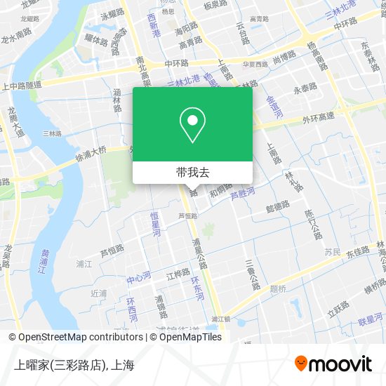 上曜家(三彩路店)地图