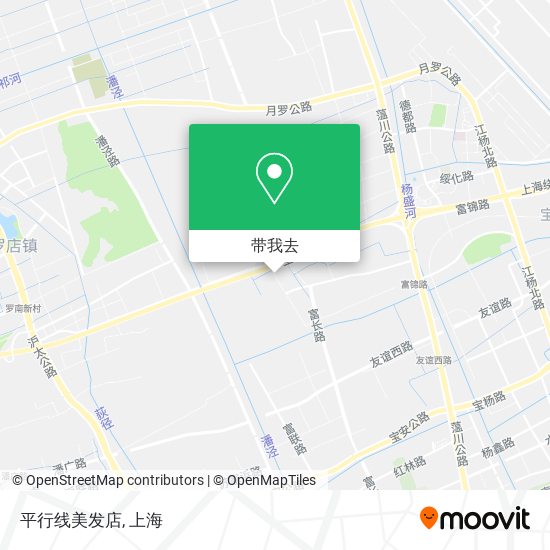 平行线美发店地图