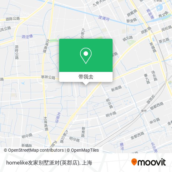 homelike友家别墅派对(英郡店)地图