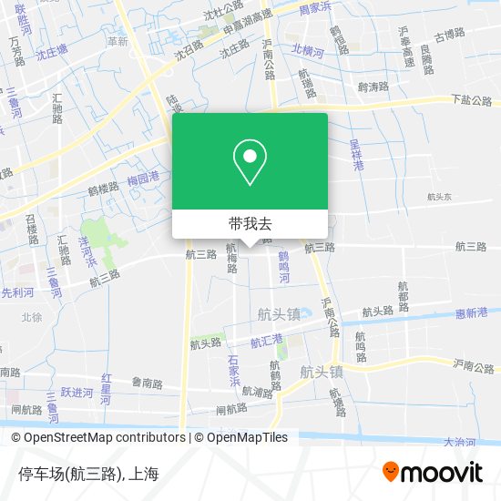 停车场(航三路)地图