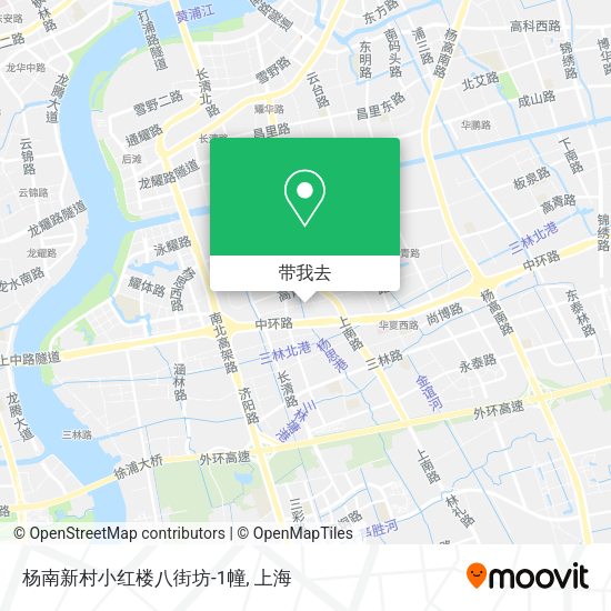杨南新村小红楼八街坊-1幢地图