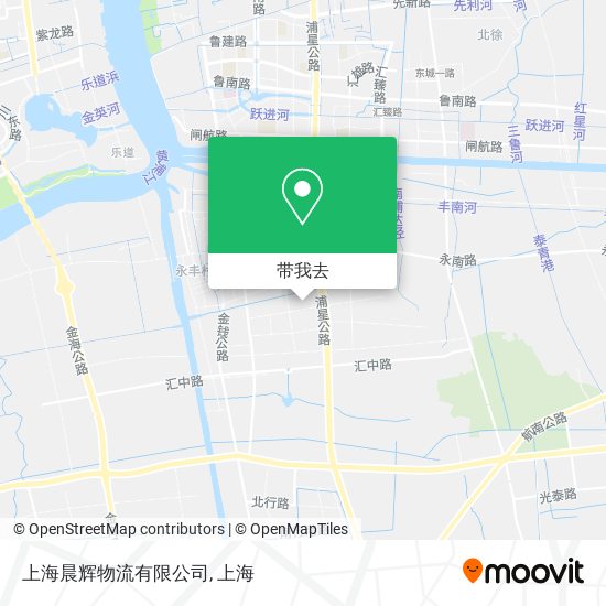 上海晨辉物流有限公司地图