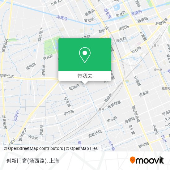 创新门窗(场西路)地图