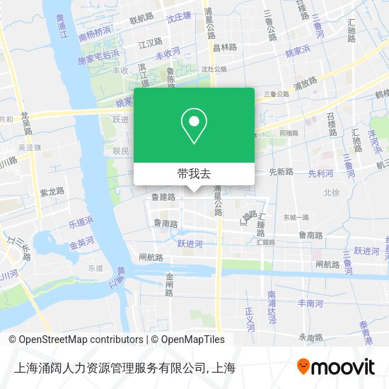 上海涌阔人力资源管理服务有限公司地图