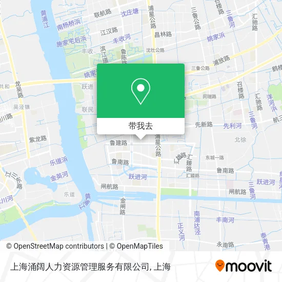 上海涌阔人力资源管理服务有限公司地图