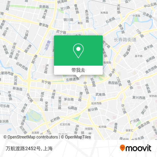 万航渡路2452号地图