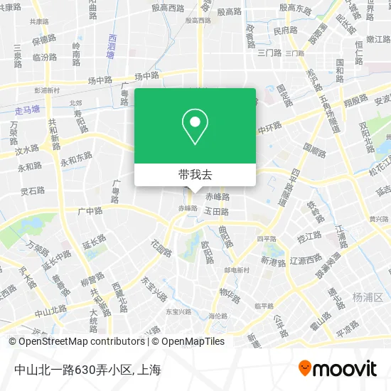 中山北一路630弄小区地图