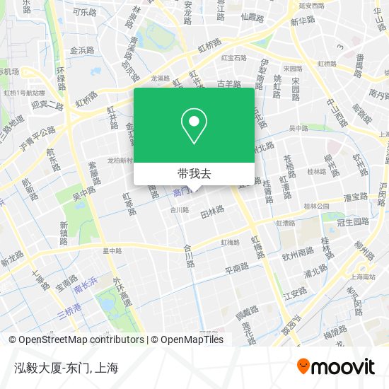 泓毅大厦-东门地图