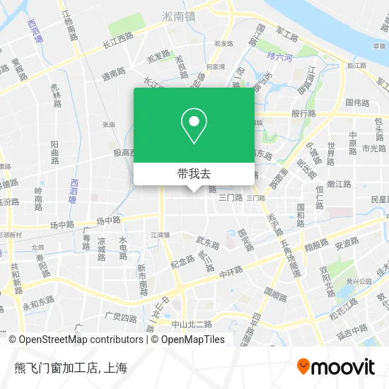 熊飞门窗加工店地图