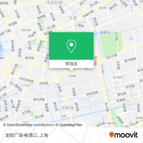 龙阳广场-检票口地图