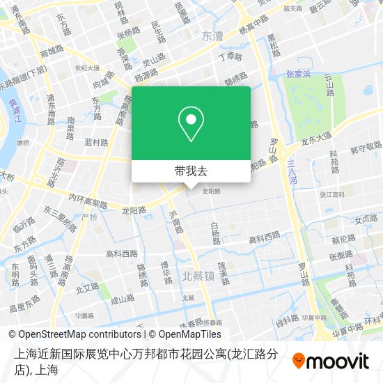 上海近新国际展览中心万邦都市花园公寓(龙汇路分店)地图