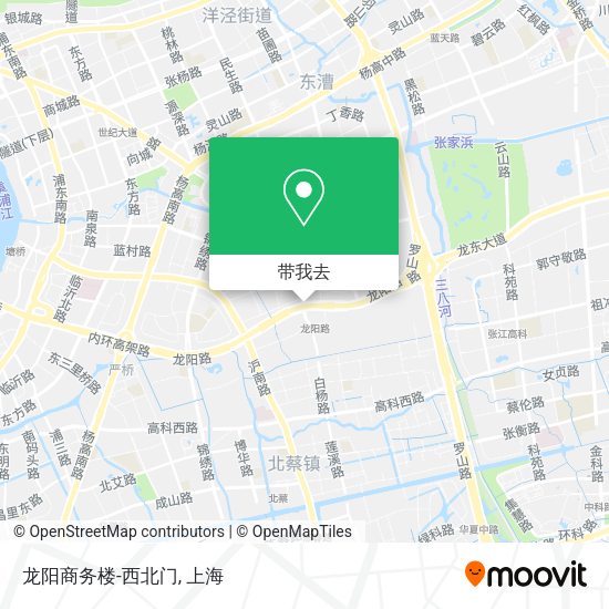 龙阳商务楼-西北门地图