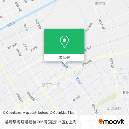 娄塘早餐店娄塘路766号(嘉定16区)地图