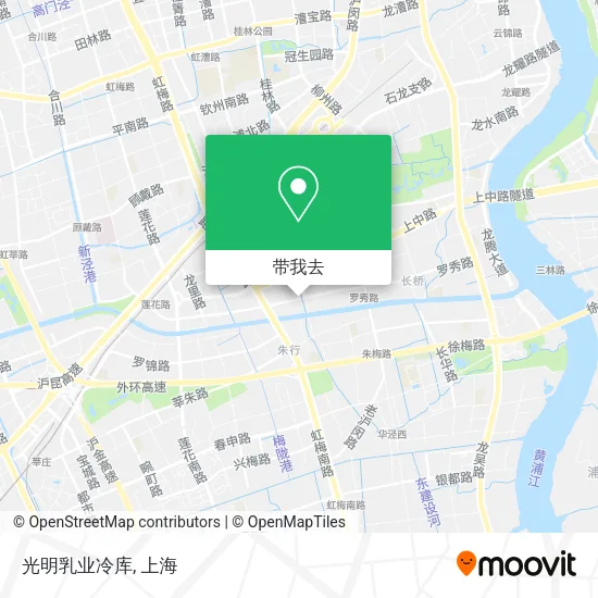 光明乳业冷库地图