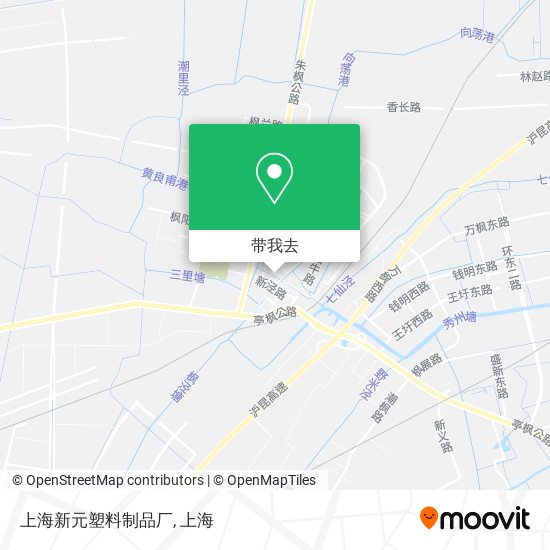 上海新元塑料制品厂地图