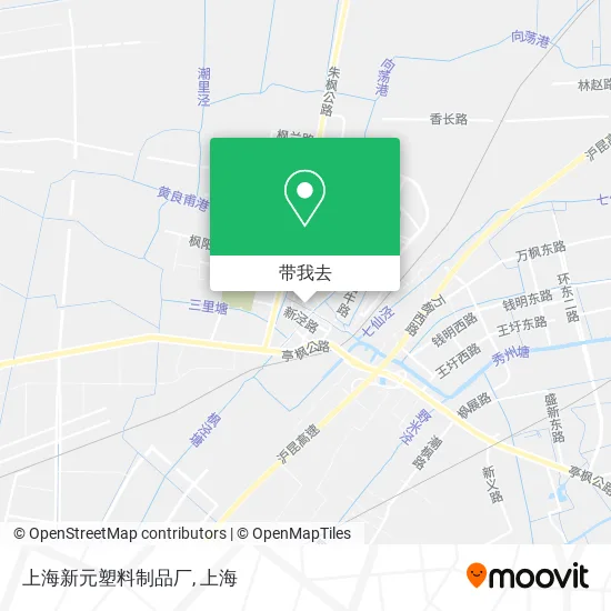 上海新元塑料制品厂地图