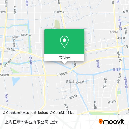 上海正康华实业有限公司地图