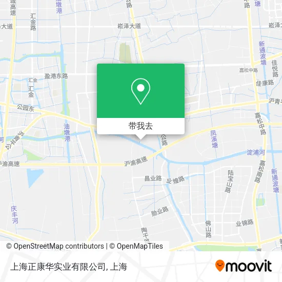 上海正康华实业有限公司地图