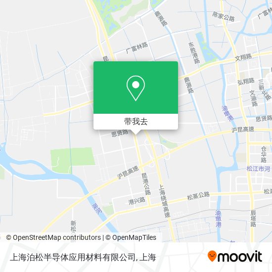 上海泊松半导体应用材料有限公司地图