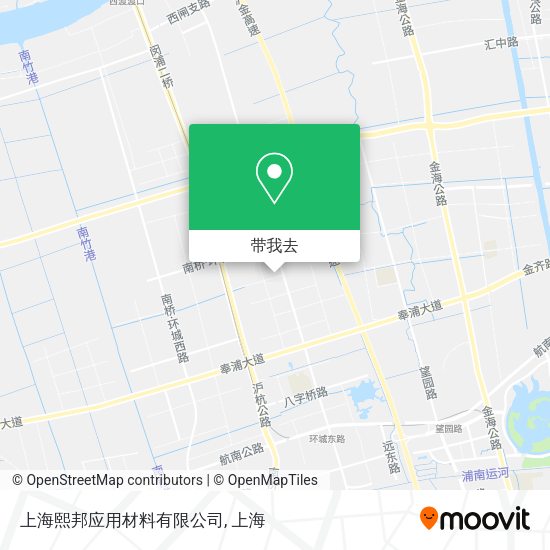上海熙邦应用材料有限公司地图