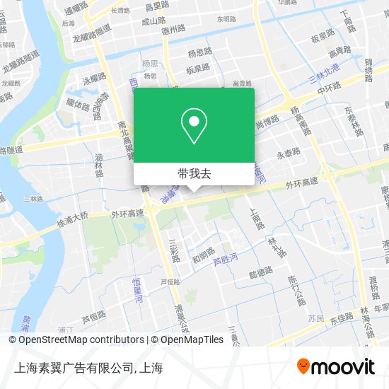 上海素翼广告有限公司地图