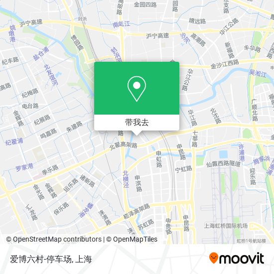 爱博六村-停车场地图