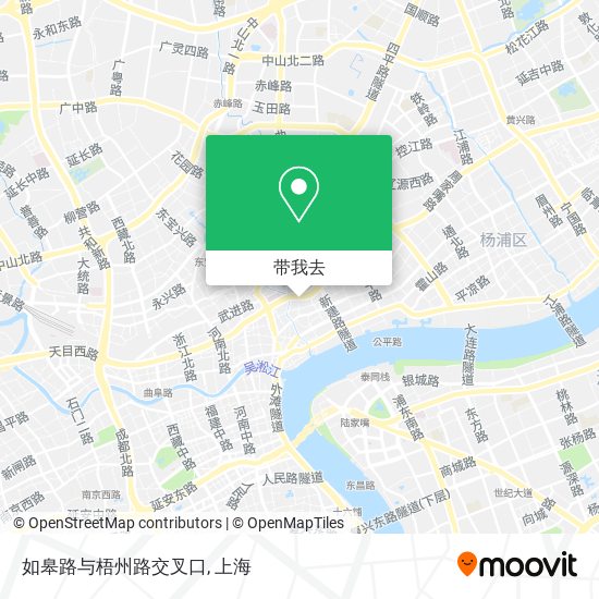 如皋路与梧州路交叉口地图