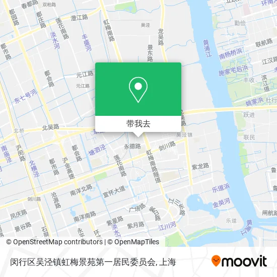 闵行区吴泾镇虹梅景苑第一居民委员会地图