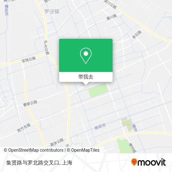 集贤路与罗北路交叉口地图