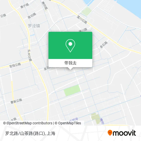 罗北路/山茶路(路口)地图