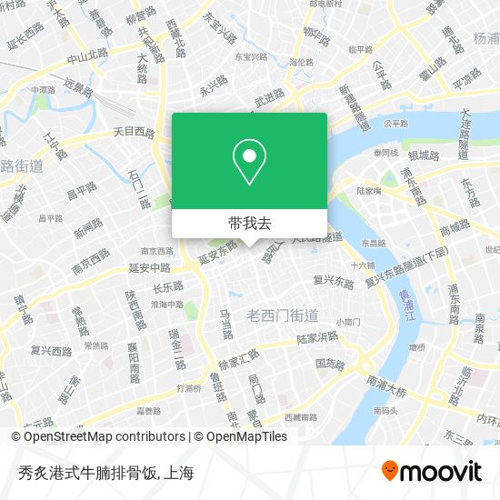 秀炙港式牛腩排骨饭地图