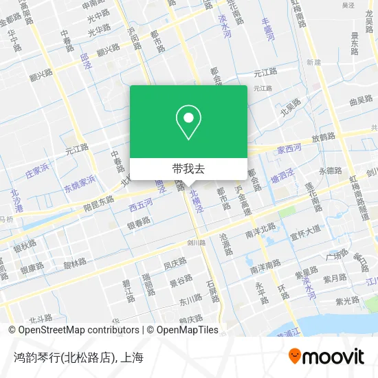鸿韵琴行(北松路店)地图