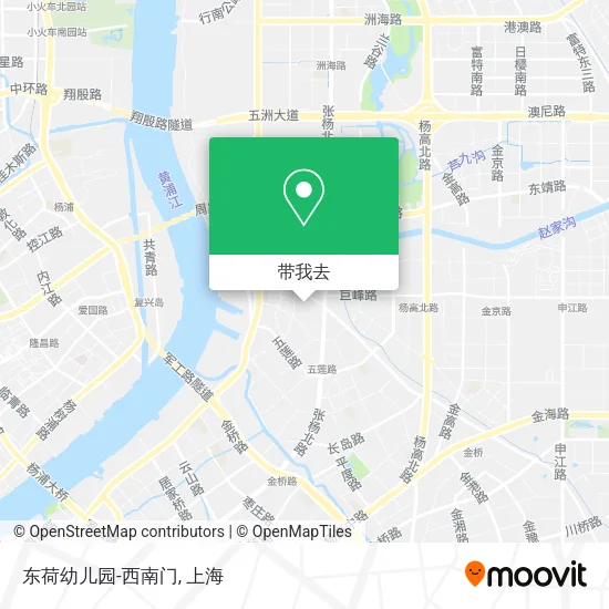 东荷幼儿园-西南门地图