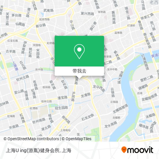 上海U ing(游胤)健身会所地图