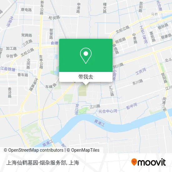 上海仙鹤墓园-烟杂服务部地图