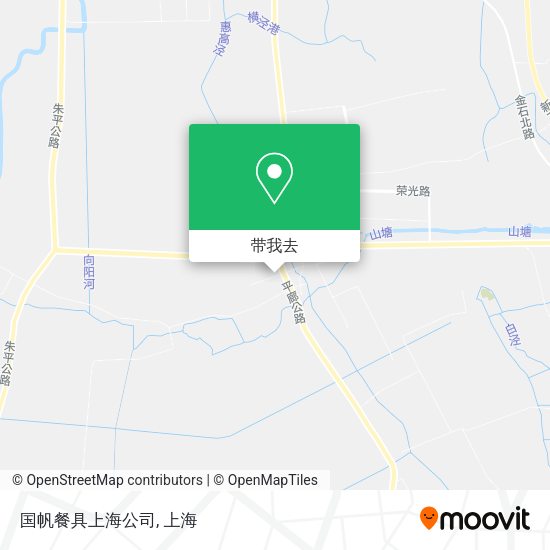 国帆餐具上海公司地图